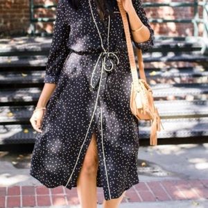 Who What Wear for Target polka dot shirt dress